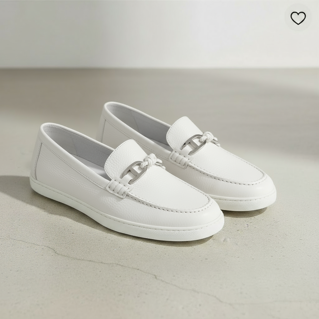 AUSCO Leather Driving Loafers.